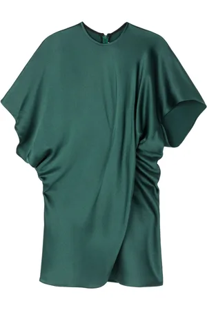 AZ FACTORY Top a maniche corte con dettaglio arricciato