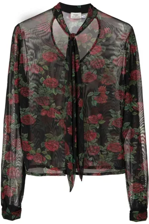AMIR SLAMA Blusa a fiori