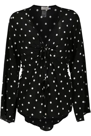 AMIR SLAMA Blusa a pois