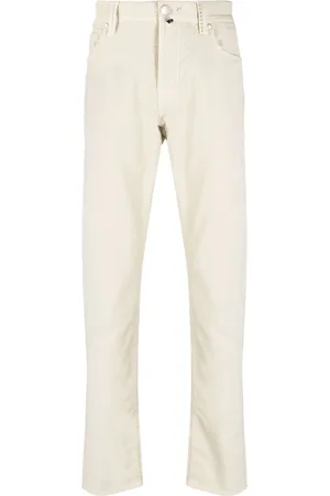 sartoria tramarossa Pantaloni Leonardo slim con applicazione