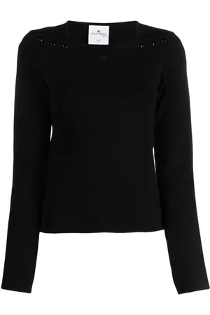 Courrèges Felpa con ricamo