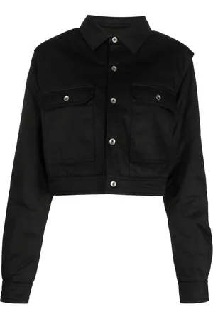 Rick Owens Giacca crop con dettaglio cut-out