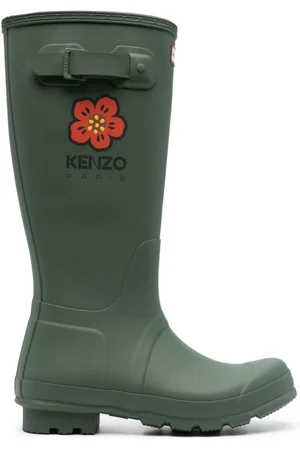 Kenzo Stivali Wellington con stampa x Hunter