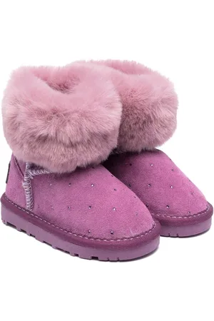 MONNALISA Stivaletti con dettaglio in shearling