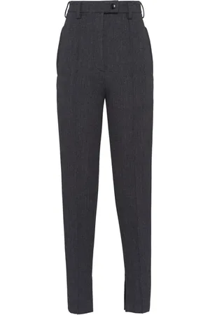 Prada Pantaloni a vita alta in natt??