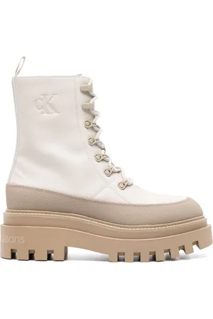 Calvin Klein Stivali con logo goffrato
