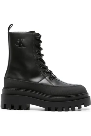 Calvin Klein Stivali con logo goffrato