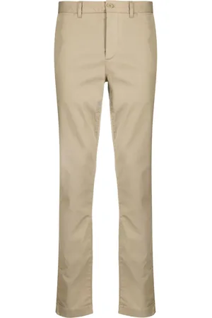 Lacoste Pantaloni slim con applicazione