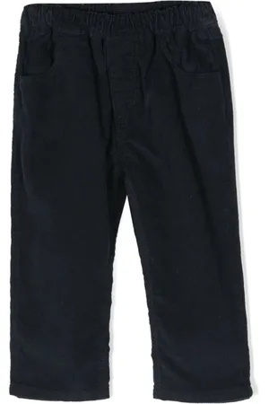 KNOT Pantaloni in velluto con logo