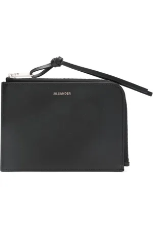 Jil Sander Portafoglio Giro con logo goffrato