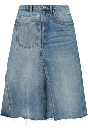 Tory Burch Gonna denim Deconstructed