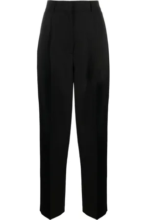 Totême Pantaloni a vita alta con pieghe