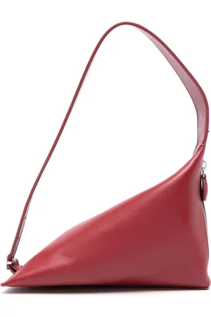 Courrèges Borsa a spalla Racer in pelle
