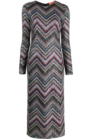 Missoni Abito midi con paillettes