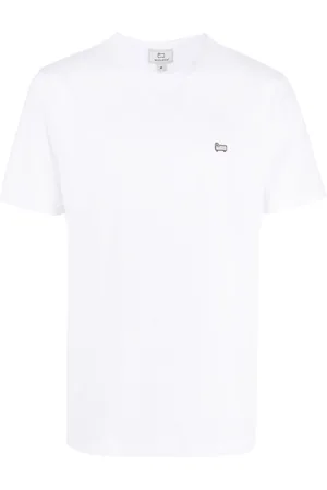 Woolrich T-shirt girocollo con applicazione