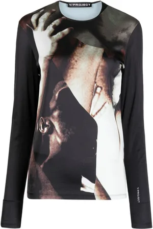 Y / PROJECT T-shirt con stampa Body Collage