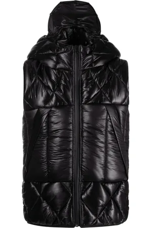 JUNYA WATANABE Gilet trapuntato con cappuccio