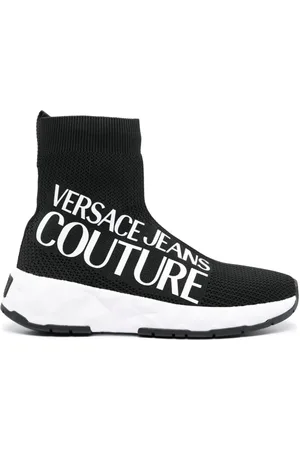 VERSACE Sneakers a calzino con stampa