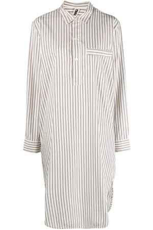 Tekla Camicia da notte a righe