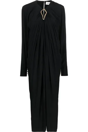Lanvin Abito midi con dettaglio cut-out