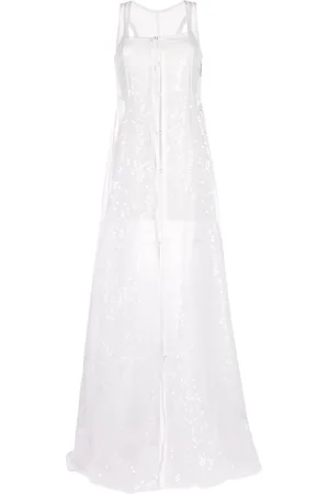 Jacquemus Abito lungo La Robe Dentelle