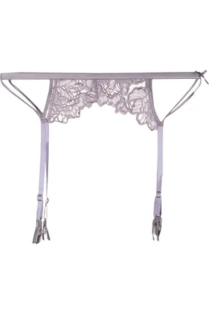 FLEUR DU MAL Reggicalze Whitney con ricamo