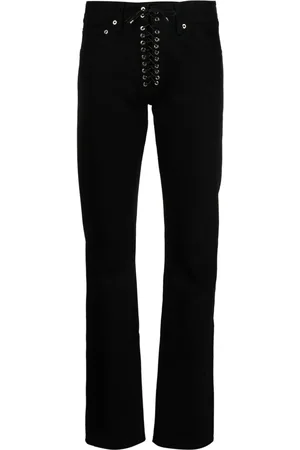 Ludovic De Saint Sernin Jeans dritti con lacci