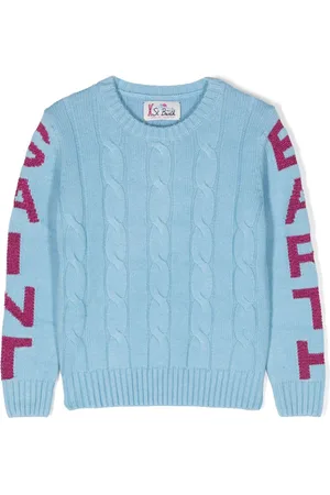 MC2 SAINT BARTH Maglione con logo a intarsi