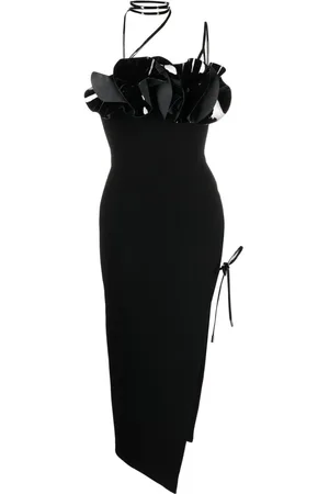 DAVID KOMA Abito midi con applicazione