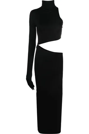 MANURI Abito Tetris midi con dettaglio cut-out