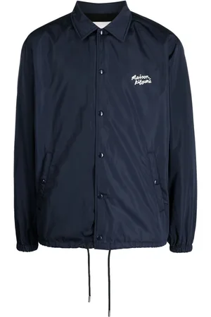 Maison Kitsuné Giacca-camicia con ricamo
