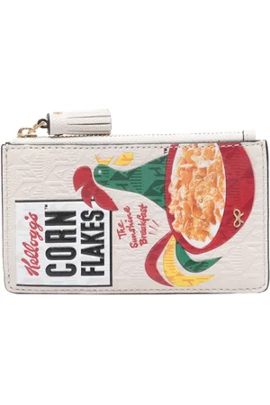 Anya Hindmarch Portafoglio Anya Brands Cornflakes con stampa