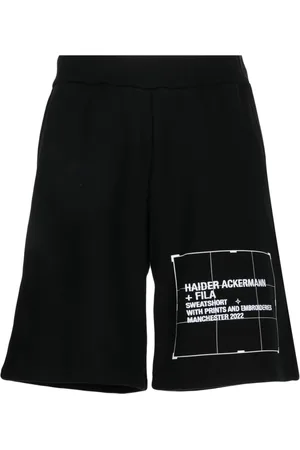 Haider Ackermann Shorts sportivi con ricamo