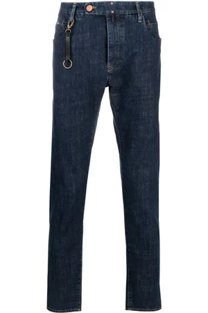 Incotex Jeans slim con applicazione