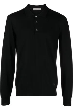 corneliani Maglione stile polo in lana vergine