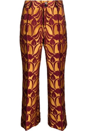 La DoubleJ Pantaloni Hendrix con motivo jacquard