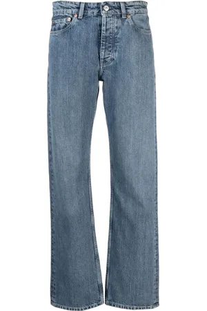 OUR LEGACY Jeans Linear dritti con vita media
