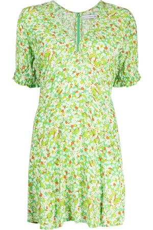 FAITHFULL THE BRAND Abito corto a fiori La Belle