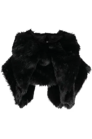 Comme des Garçons Fur-design cropped blouse
