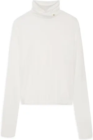 ANINE BING Maglione Lia con placca logo