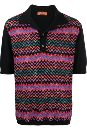 Missoni Polo con motivo a zigzag