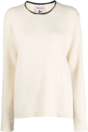 SEMICOUTURE Maglione con cuciture a contrasto