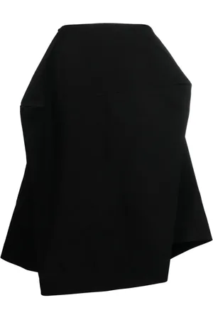 Comme des Garçons Gonna asimmetrica con taglio a vivo