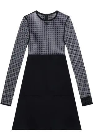 Courrèges Abito corto con pizzo