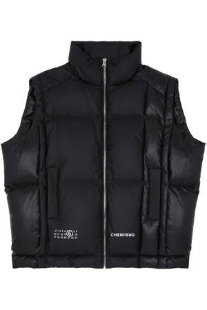 Maison Margiela Gilet imbottito con logo X Chen Peng