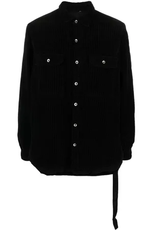 Rick Owens Giacca-camicia a coste