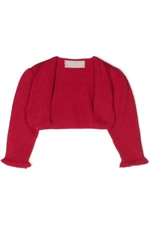 LA STUPENDERIA Cardigan a coste crop