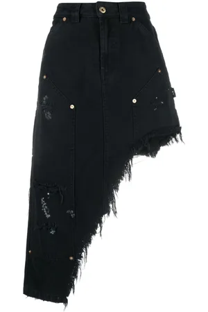 Vaquera Gonna Workwear con effetto vissuto