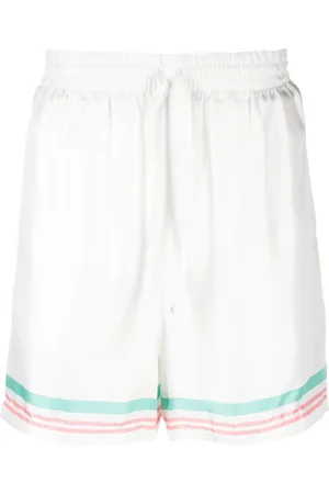 Casablanca Shorts Tennis Club Icon in seta