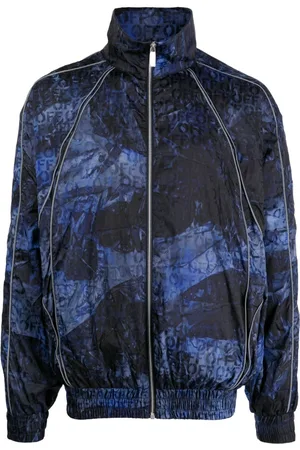 OFF-WHITE Giacca a vento con logo jacquard
